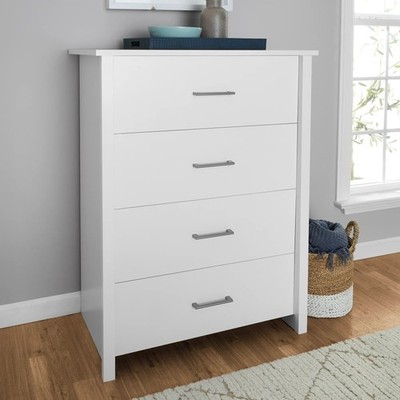 Mainstays 437095 Hillside 4-Drawer Dresser, White Finish | eBay Mainstays 437095 Hillside 4-Drawer Dresser, White Finish | eBay