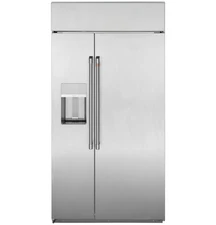 GE Cafe CSB42YP2NS1 42" Stainless Built-In Refrigerator NOB