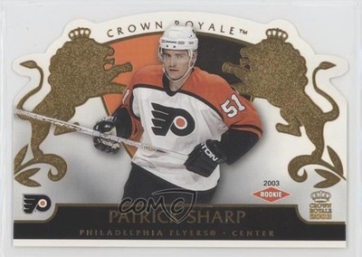 2002-03 Pacific Crown Royale Rookie 4/2299 Patrick Sharp #130 Rookie RC 17ex