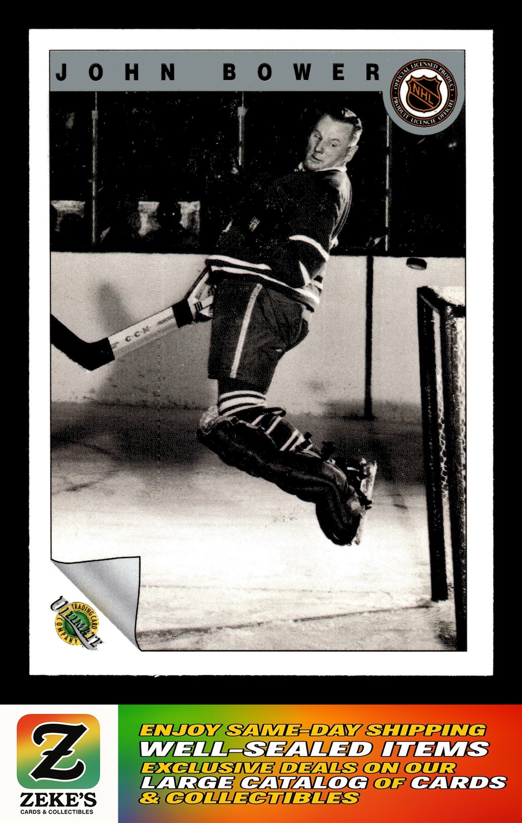 1991-92 ULTIMATE ORIGINAL 6 #32 John Bower