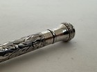 Antique Sterling Silver Whal Ever Sharp Engraved Mecanical Pencil Pendant — photo 6