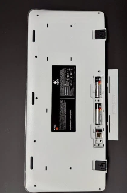 Logitech K520 - kabellose Tastatur - QWERTZ-Layout - schwarz - wie neu - Bild 2 von 2