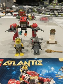 Lego Atlantis LOT bundle 4 Sets 8056 7977 7976 30042 + minifigures