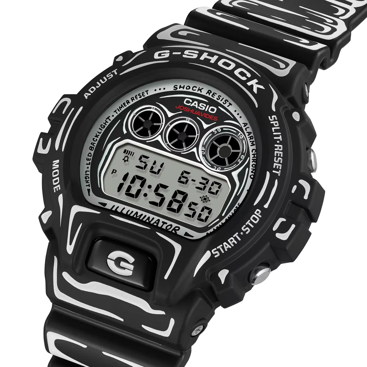 CASIO G-SHOCK DW-6900JV-1JR Joshua Vides Collaboration Model Black