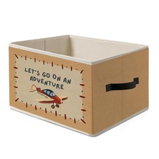 Dilemat Playroom Decor,Boy Nursery Decor Storage Basket Bins Box | Let's Go O...