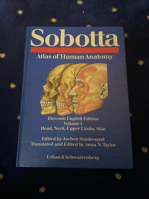 Sobotta Atlas of Human Anatomy 11th Edition Volume 1 - Hardcover