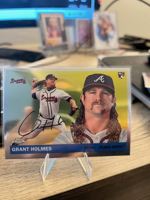 2025 Topps Chrome Platinum Anniversary Grant Holmes RC #361