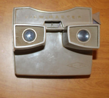 Vintage Sawyer's View-Master Viewer Tan Brown 1970s Model G 3D WORKS USA