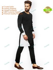 Indian Mens Kurta Cotton Dress Mens Kurta Plain Top Tonic extra large available