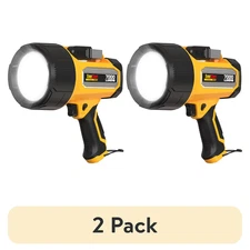 (2 pack) Everstart Maxx 7000LM Rechargeable Led Waterproof Spotlight