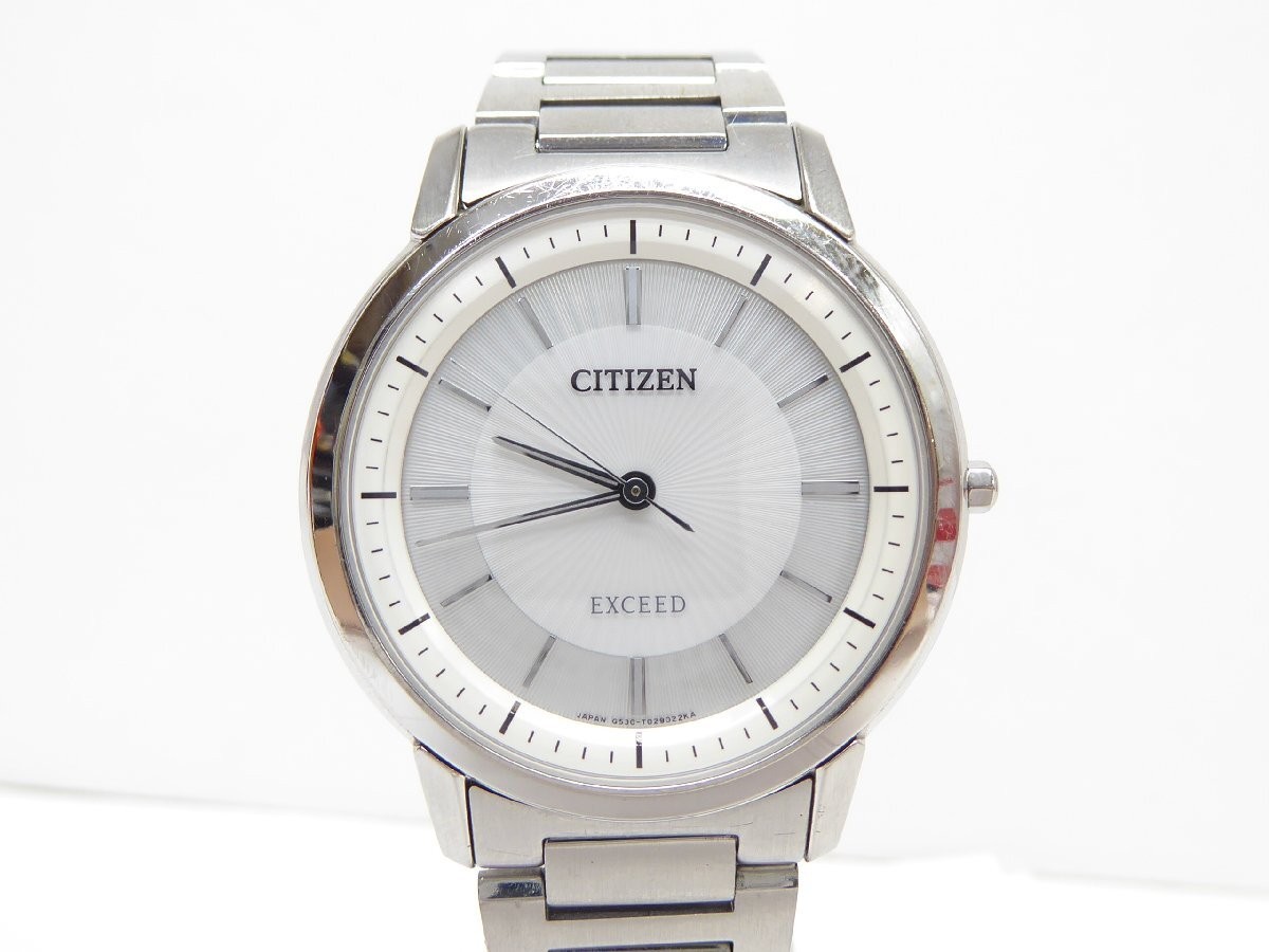 Citizen Eco-Drive G530 Exceed Men's Stainless Steel Wristwatch WA6037 T018971