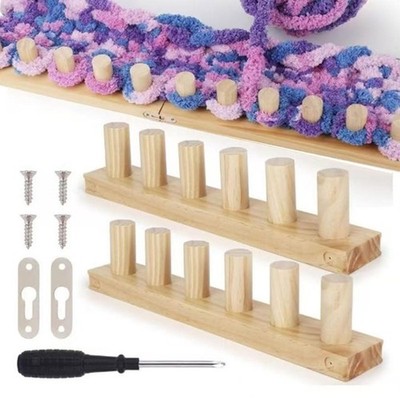 Chunky Knitting Blanket Loom DIY Throw Blanket Frame Weaving Loom