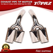 For Mercedes G63 AMG W463 Stainless Steel Exhaust Pipe Tip Muffler Not For G550