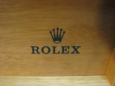 ROLEX Green Watch Box W/ Wood Inside  Montres Rolex Geneve Suisse 68.00.71