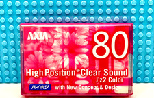 AXIA   J'Z 2  CLEAR SOUND 80  2002   TYPE II   BLANK CASSETTE TAPE (1) (SEALED)
