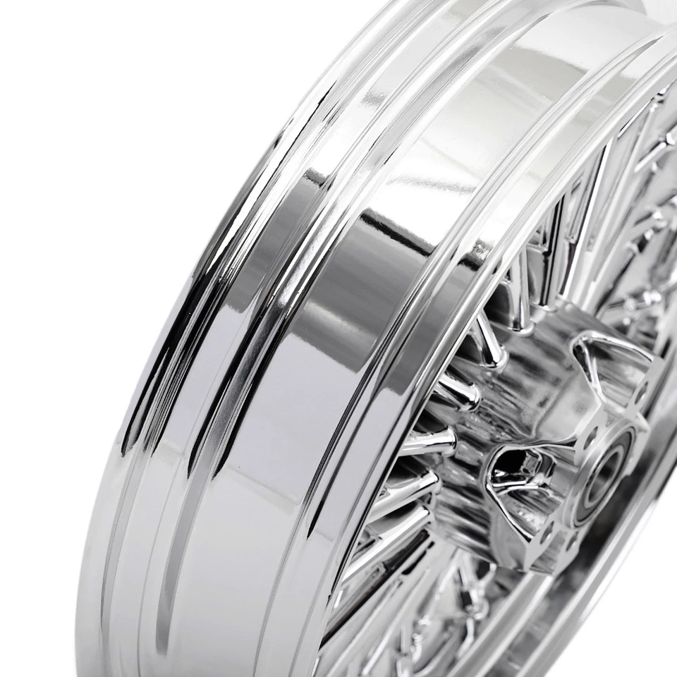16x3.5 Cerchio Ruote anteriori posteriori per Harley Softail Heritage  Fat Boy - Immagine 4 di 4