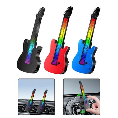 Car aromatherapy RGB rhythm light car atmosphere light air outlet decoration