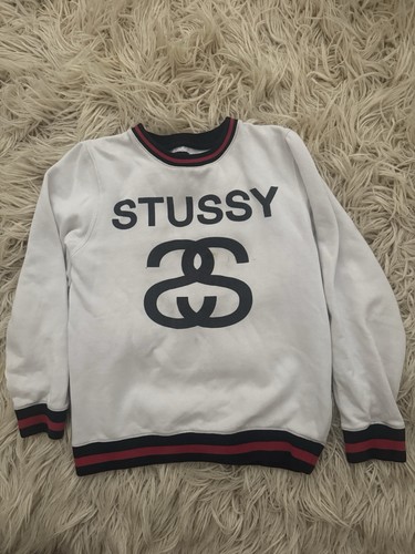 Vintage Stussy Crewneck Sweatshirt Chanel Logo Supreme Streetwear Hip Hop