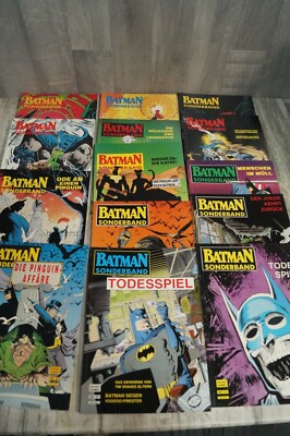 14 Bände Batman Sonderband Nr. 3,4,5,6,23,24,25,26,27,28,29,30,31,32 Lesemateria