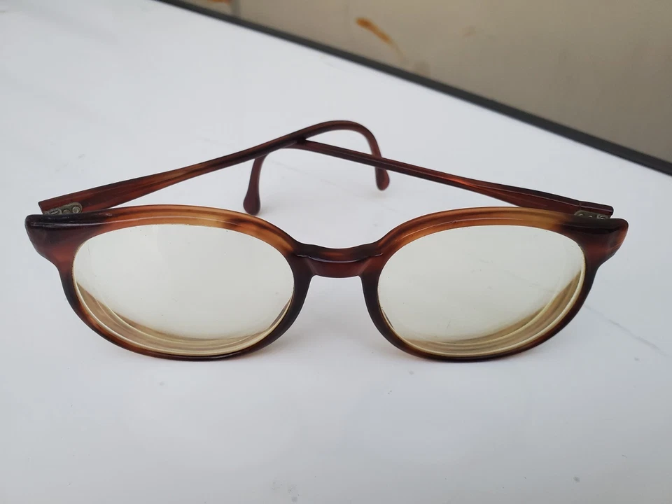 Черепаховые круглые очки с полным ободком 56-21. - Изображение 2 из 4