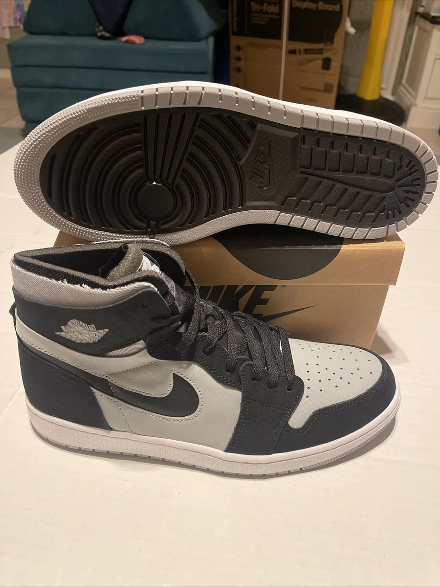 🔥Nike Air Jordan 1 Zoom CMFT Black/Light Smoke Gray Men’s Shoes Size 12  NWB ✅