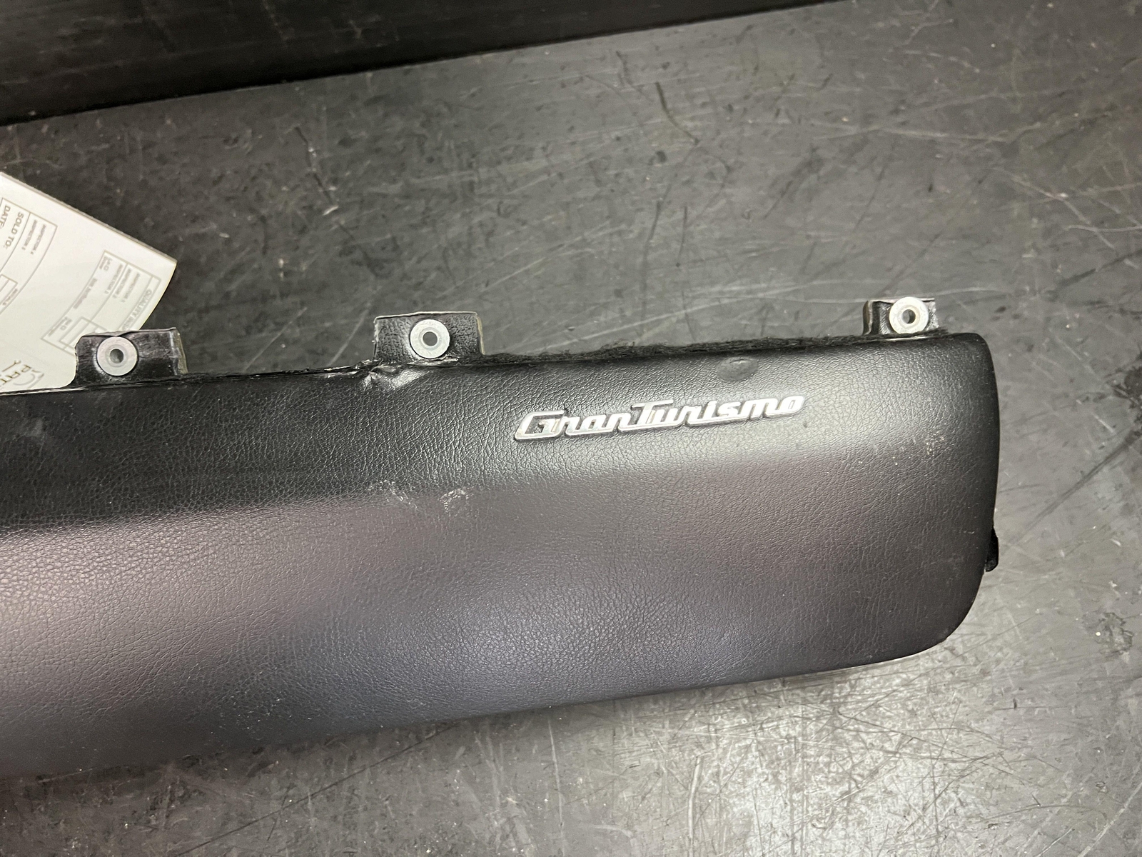 08-17 MASERATI GRANTURISMO PASSENGER LOWER DASH BOARD PANEL BEZEL TRIM BLACK