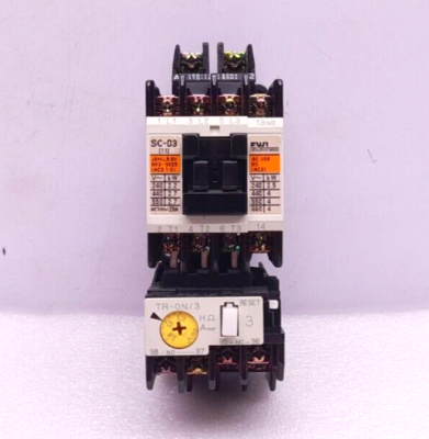 Fuji Electric SW-03 3H Magnetic Switch SC-03 20A With TR-0N/3 0.48