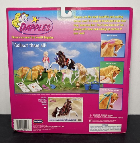 BREYER 1995 Dapples Amazement With Brush Factory Sealed 95102 NIP - Picture 2 of 6