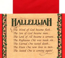 Merry Christmas Hallelujah Son God Holly Red Dayspring Greeting Cards Set of 5
