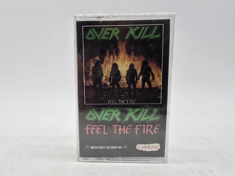 Overkill Feel The Fire Cassette Tape Megaforce Records Brand New Factory Sealed - Image 2 of 4
