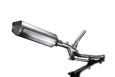 Suzuki DL650 V-Strom Delkevic Slip On Exhaust 13.5'' Titanium XOval Muffler 17-21