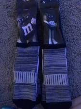 Brown M&M Fbf Socks (2 Pair) Size Medium 