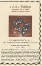 Slice of Heritage 1849 Victorian Stitcheries Scissors Case Pincushion Pattern