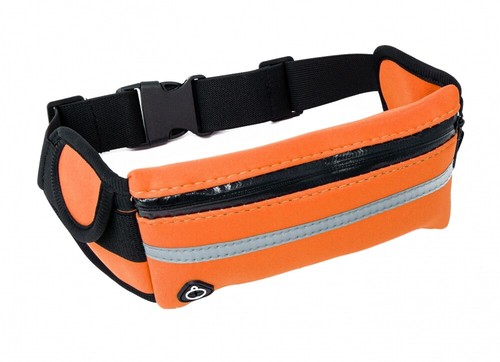 System-S Bag Belt Bag Waist Bag With Bottle Cage IN Orange - Afbeelding 1 van 4