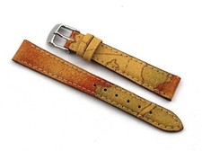 Cinturino Vera Pelle Stampa Prima Classe 14/12mm Fibbia Ardiglione Donna Casual