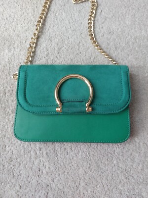 New Topshop Green Cross Body Bag UK