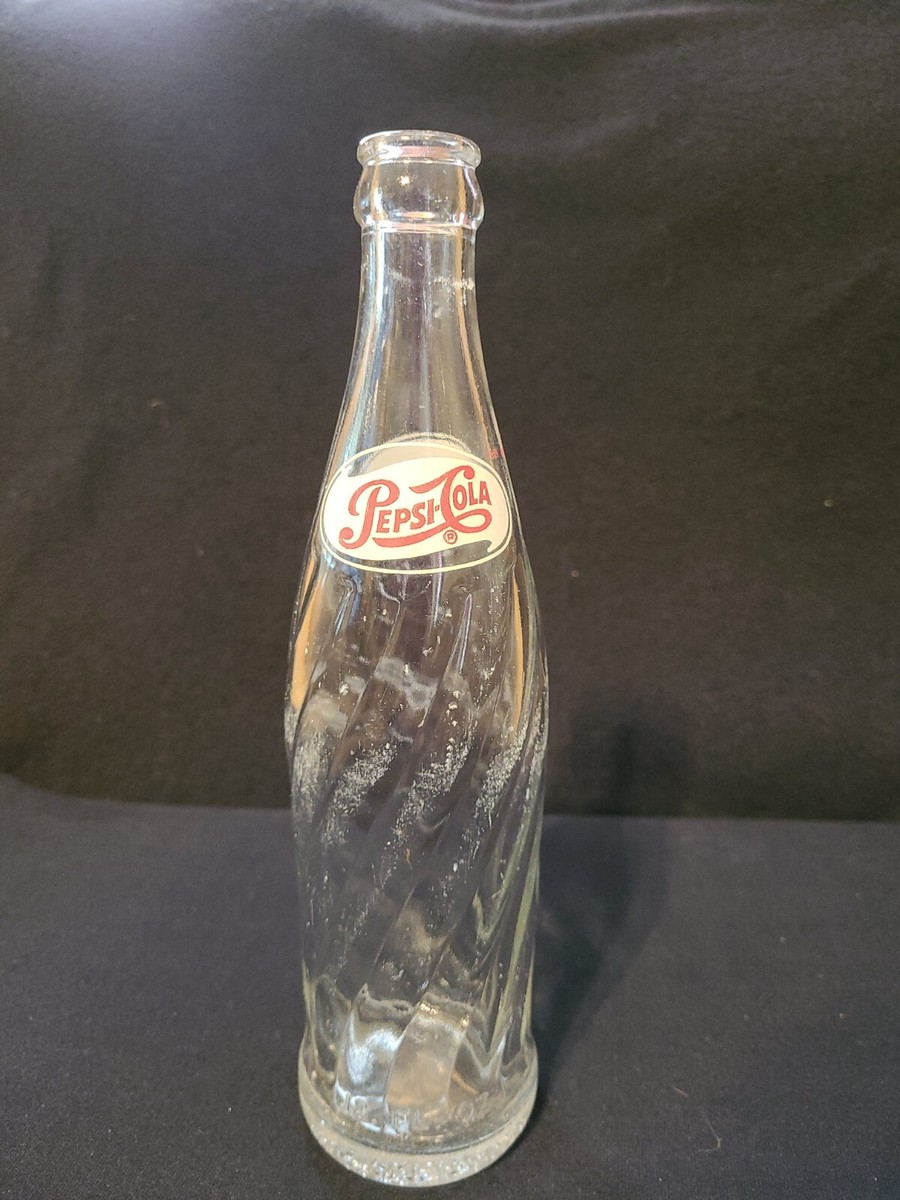 Vintage 1960's Glass Pepsi Cola Bottle-Good Preowned Condition | eBay