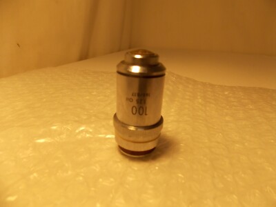 Nikon microscope objective lens Plan 100/1.25 Oil 160/0.17 (LAM-1130)