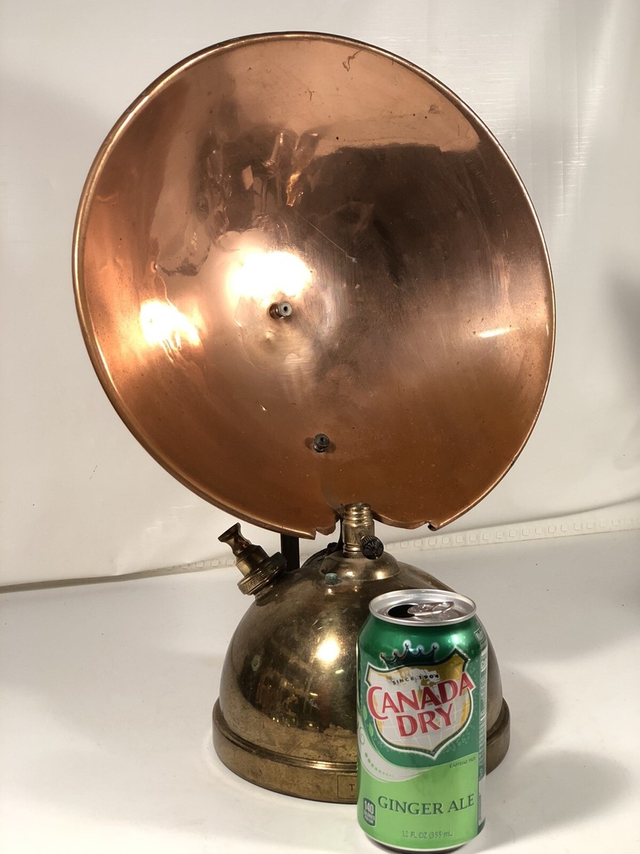Vintage Tilley Pump Radiator Heater With Copper Shield Made In