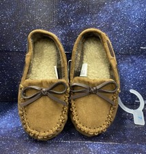 Kids Cat And Jack Loafer Slip-on Shoes Size 7 - Brown