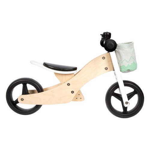 Smallfoot Laufrad und -dreirad Rosa, 2-in-1, ab 1 Jahr, verstellbar, Holz - Bild 4 von 4