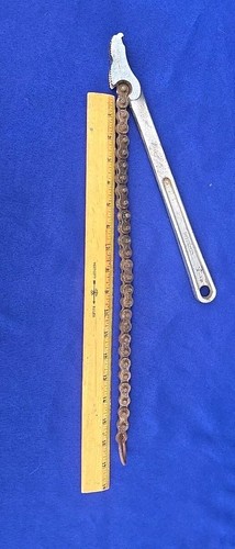 Ridgid 12" Chain Pipe Wrench C-12 4" Pipe Max USA - Picture 7 of 12