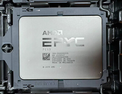 Processeur AMD EPYC 7C13 Milan - 64 Cœurs, 128 Threads, 2.0 GHz (déverrouillé), D'occasion