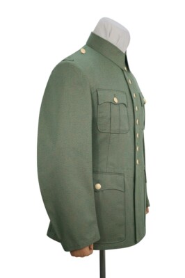 WW2 German Police General Mottled Green Summer Service Tunic (8