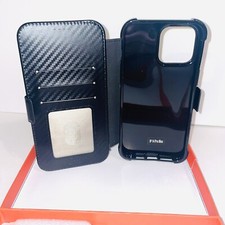 For iPhone 14 Pro 6.1' Wallet case w/RFID Blocking - Credit Card Black