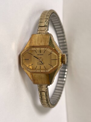 Vintage ORIENT 10K 1/20 Gold Filled 17 Jewel Ladies Flex Watch | eBay