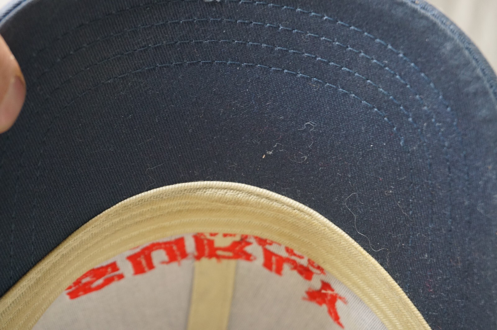 Surly Brewing Company Hat Cap Snapback Mesh Blue White Embroidered Spellout