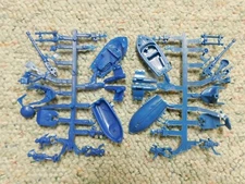 Atlantic of Italy 1/72 HO WW2 Coastal Patrol Boat and Naval Gun Lot 50