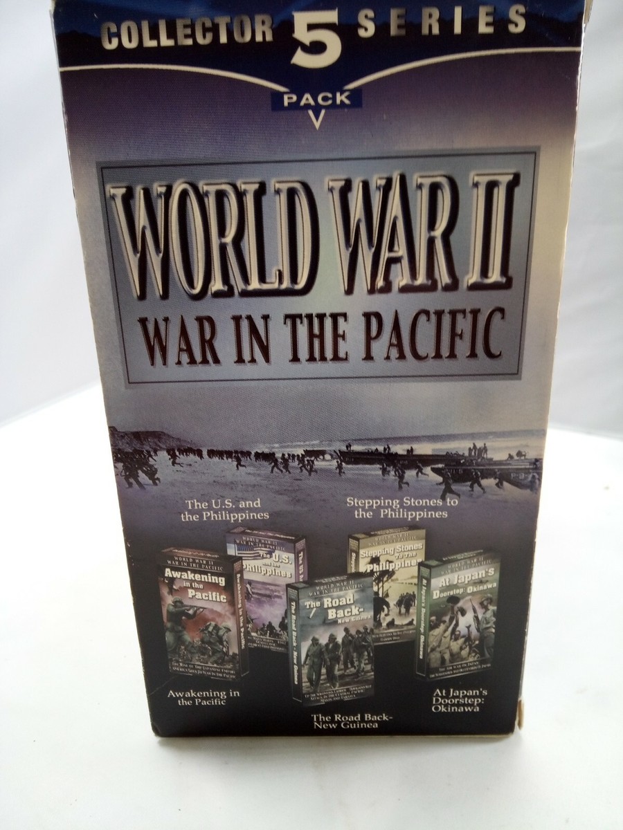 World War 2 war in the pacific VHS 5 Tape Box Set Movie