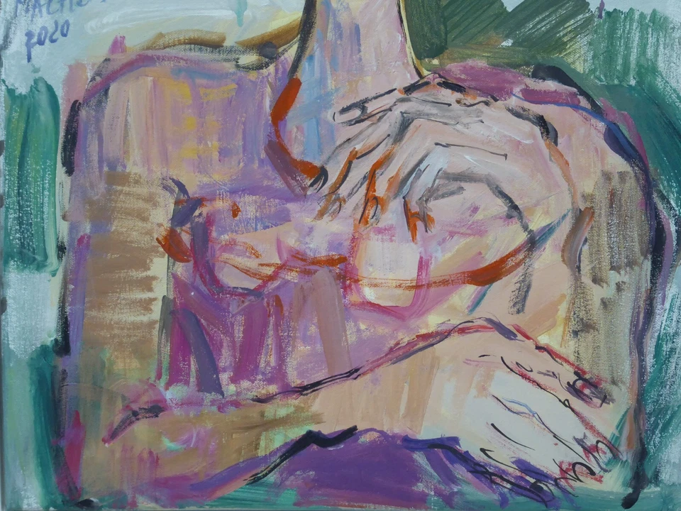 Gustav SCHIFFMACHER 50x70cm "Improvisation Liebe II" Portrait Originalbrief! - Bild 3 von 4